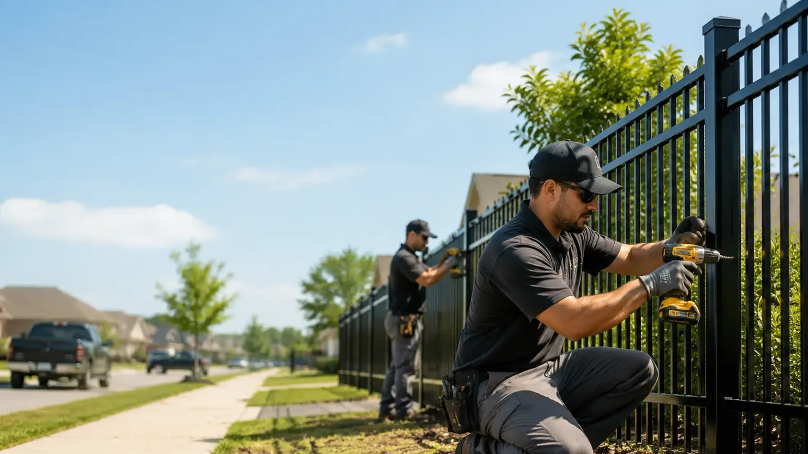 Metal Fence Installation in Delancey, NY